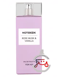 رُز ماسک اند وَنیلا نوت‌بوک | rose musk & vanilla notebook